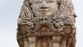 Stone Buddhist Statue in Thailand